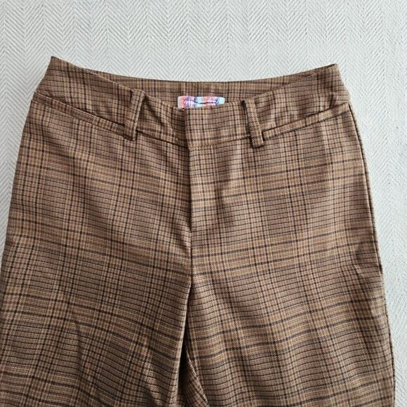 Urban Outfitters Jamie Flare Trouser Pant Size 6 Mid Rise Pockets Dark Academia - Picture 13 of 16